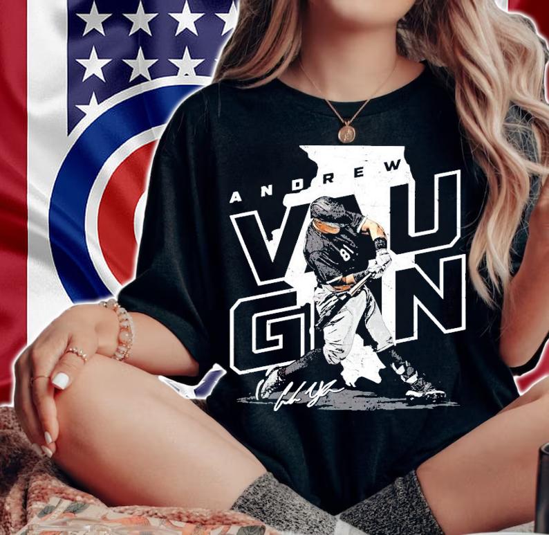 Andrew Vaughn Chicago Baseball signature shirt woman shirt