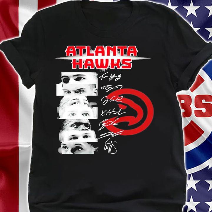 Atlanta Hawks signatures logo shirt shirt