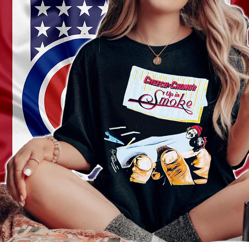 Cheech and Chong up in smoke movie T-shirt woman shirt