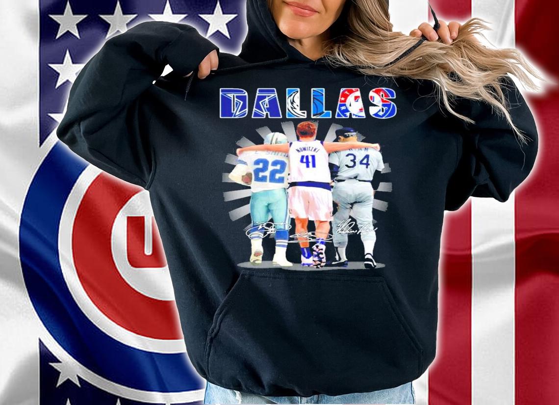Dallas Smith Nowitzki Kyan signature t-shirt hoodie