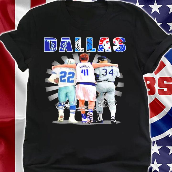 Dallas Smith Nowitzki Kyan signature t-shirt shirt