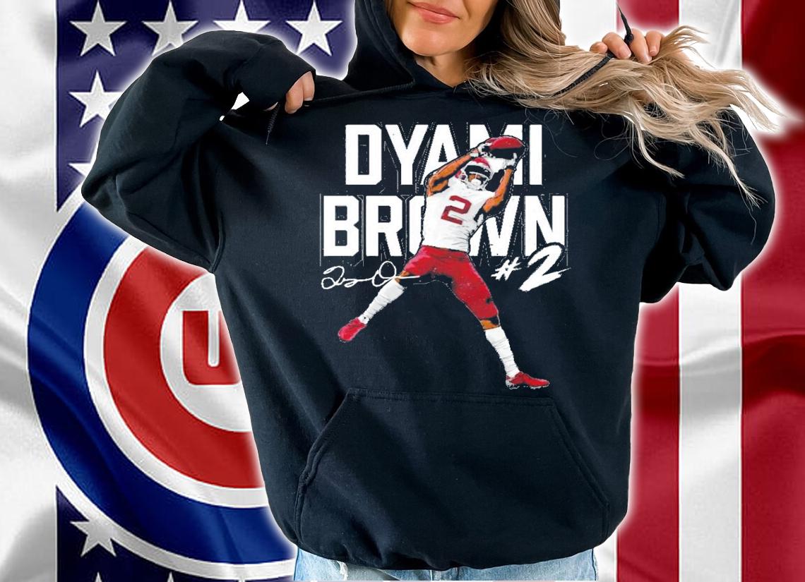 Dyami Brown Washington Football signature shirt hoodie