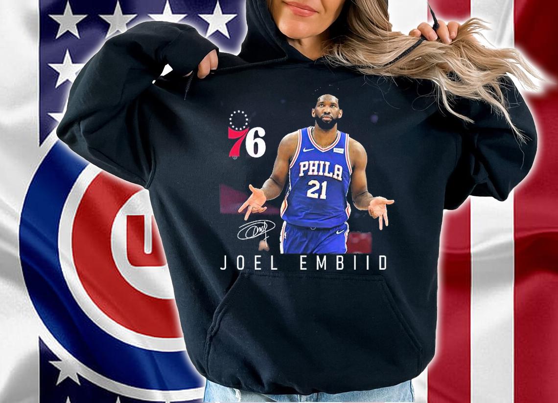 Joel Embiid Philadelphia 76ers Signature shirt' hoodie