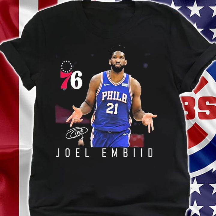 Joel Embiid Philadelphia 76ers Signature shirt' shirt