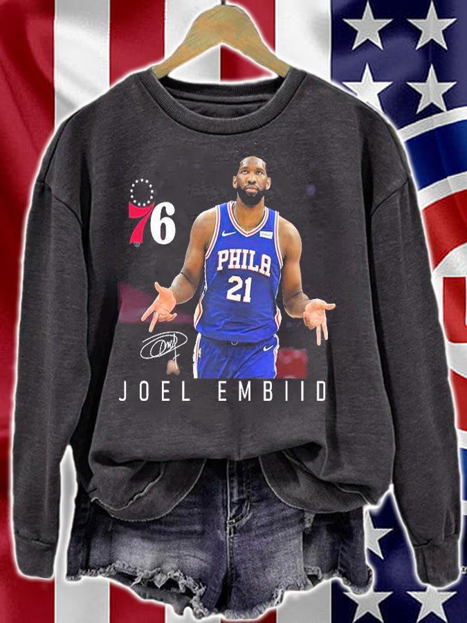 Joel Embiid Philadelphia 76ers Signature shirt' sweatshirt