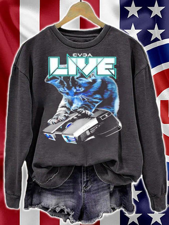 Kitty Cat Gaming Evga Live shirt sweatshirt