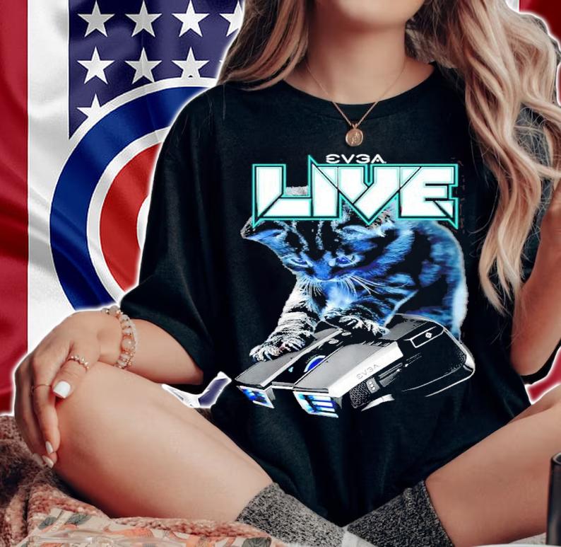 Kitty Cat Gaming Evga Live shirt woman shirt