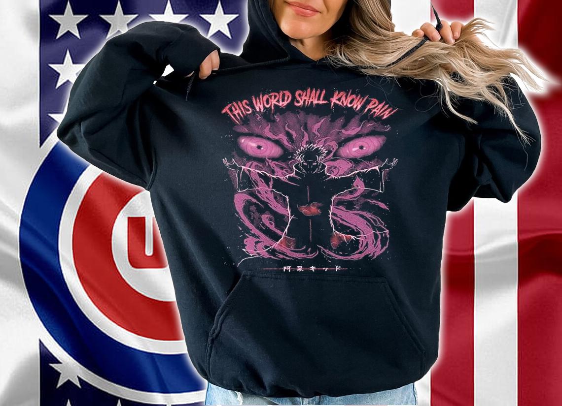 Naruto Shippuden Akatsuki This World Shall Know Pain T-shirt hoodie