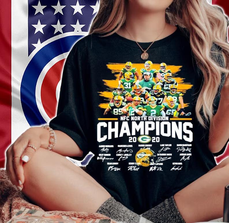 Official Green Bay Packer NFC north division Champions 2020 shirt woman shirt