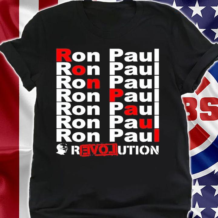 Ron Paul Revolution Word shirt shirt