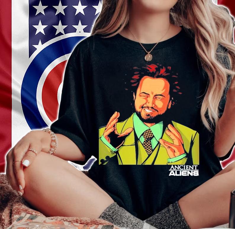 Ancient Aliens Giorgio Tsoukalos t-shirt woman shirt