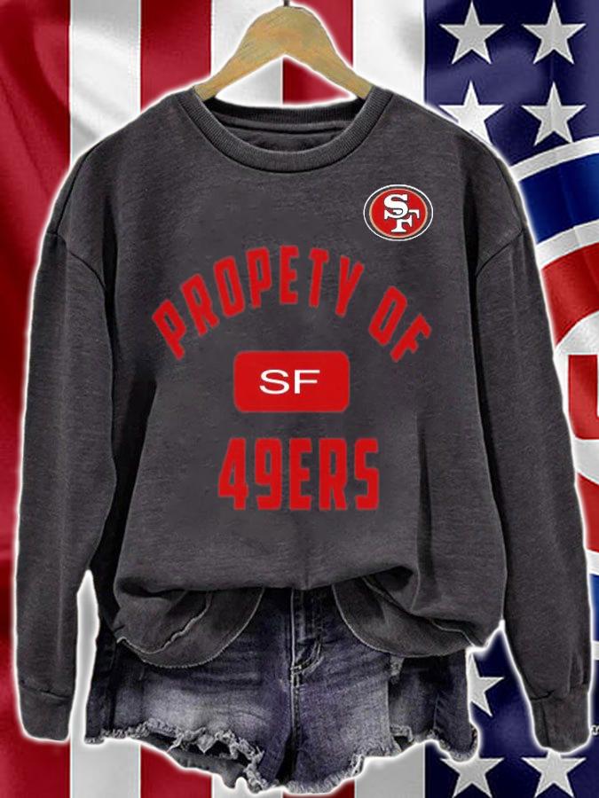 San Francisco 49ers propety of SF 49ers shirt sweatshirt