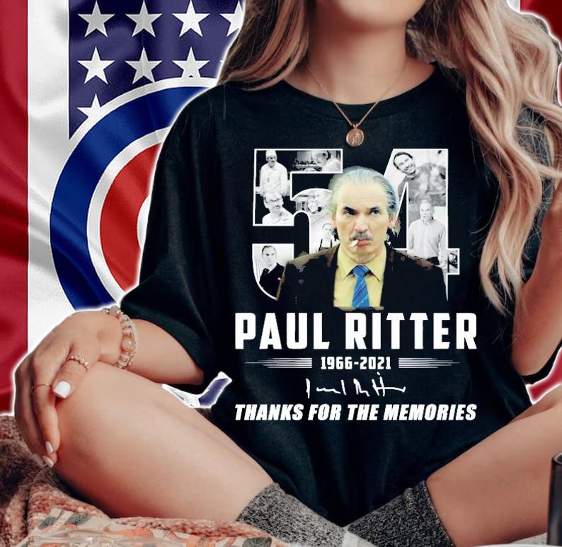 54 Paul Ritter 1966 2021 thanks for the memories shirt