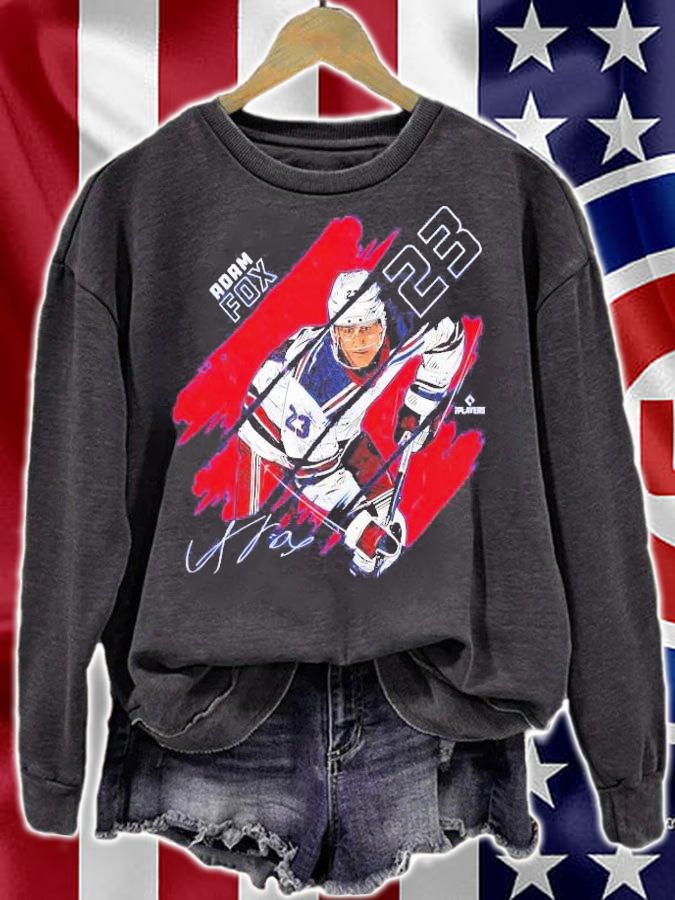 Adam Fox Stripes shirt sweatshirt