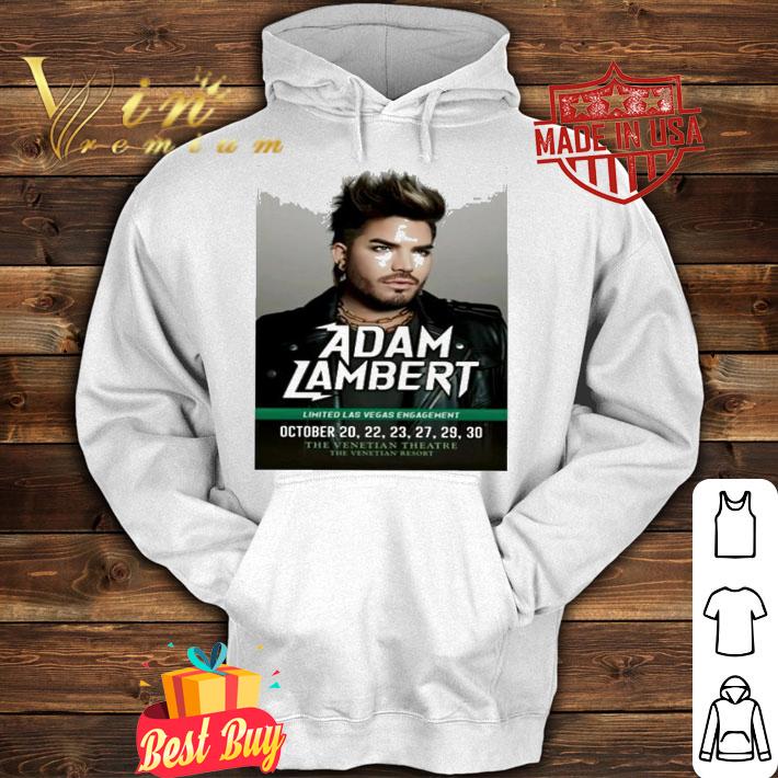 Adam Lambert limited Las Vegas engagement poster T-shirt hoodie
