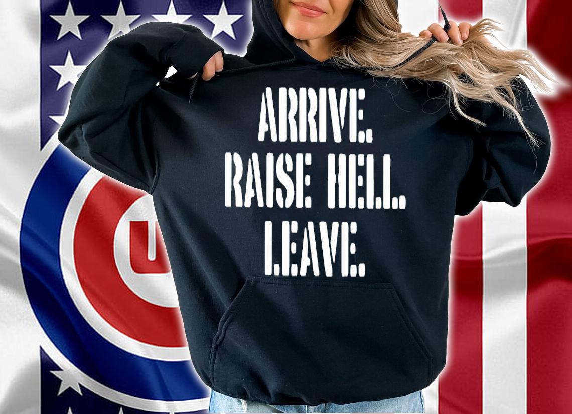 Stone cold Steve Austin arrive raise hell leave shirt hoodie