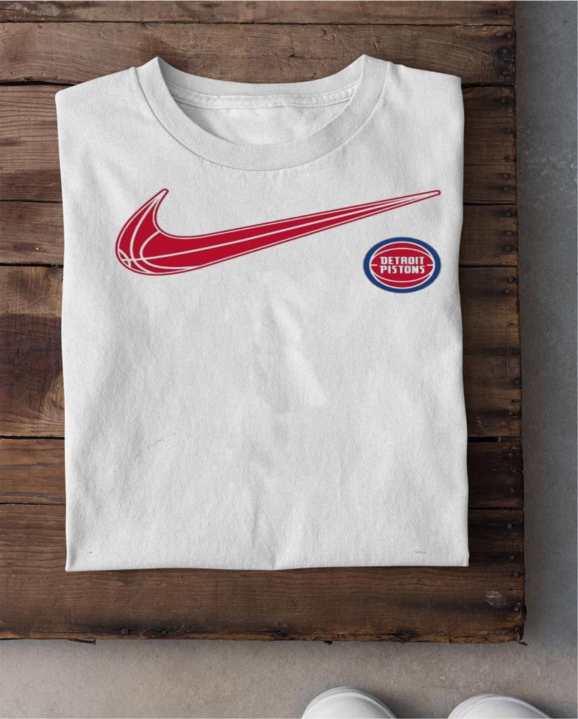 Detroit Pistons 2020-2021 Nike City Edition Swoosh shirt shirt