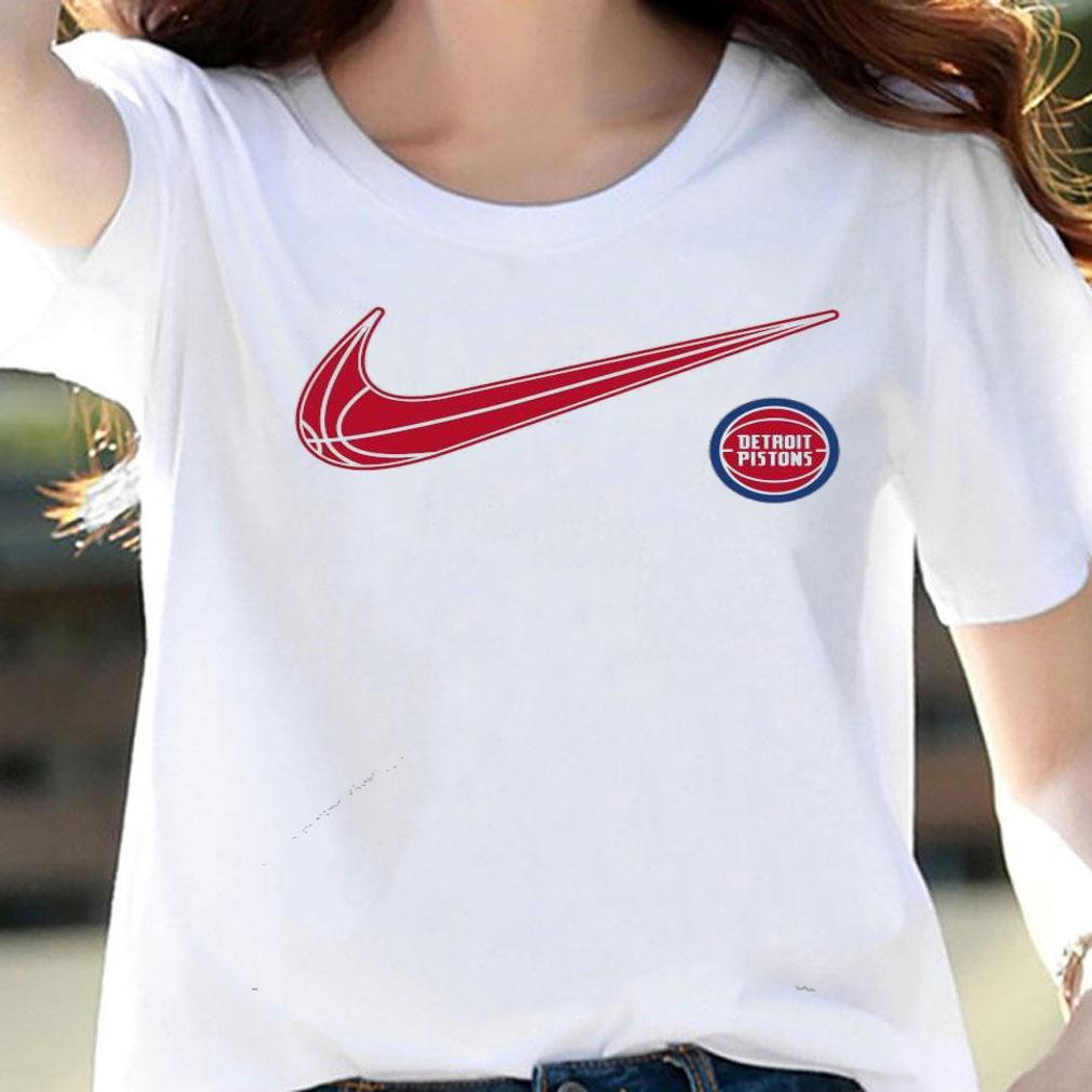 Detroit Pistons 2020-2021 Nike City Edition Swoosh shirt woman shirt