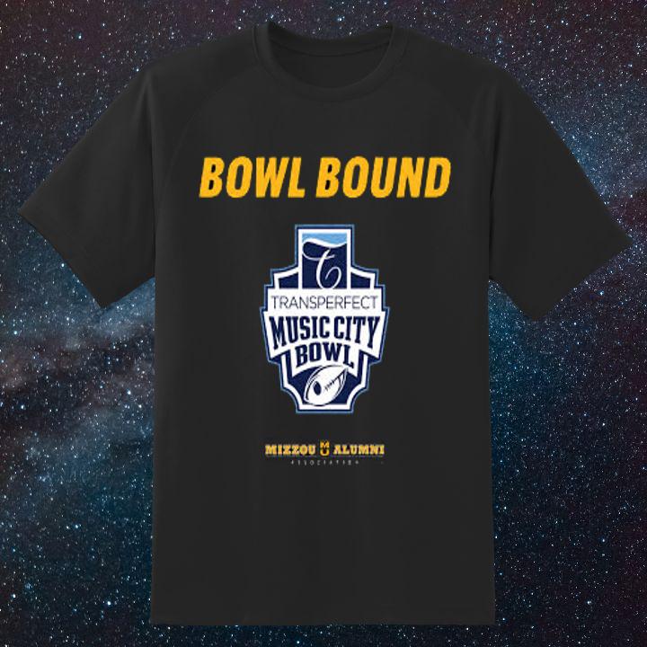 Official Bowl Bound Transperfect Music City Bowl 2024 Mizzou Alumni T-Shirt