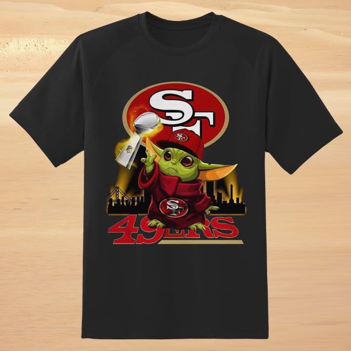 Baby Yoda San Francisco 49ers Super Bowl Star Wars Shirt - Shop now!