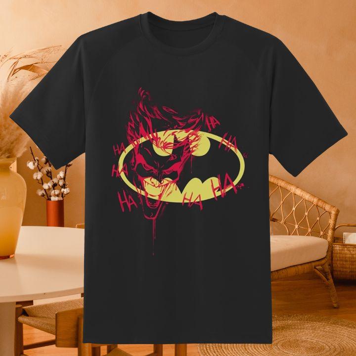Great Joker Ha Ha Ha Batman Logo T-Shirt
