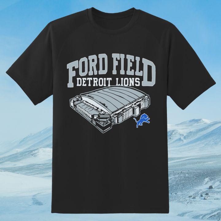 Detroit Lions Ford Field Stadium T-Shirt