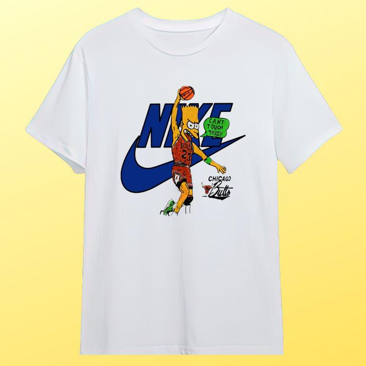 Funny Nike Simpson Cant Touch This Michael Jordan Chicago Bulls Shirt