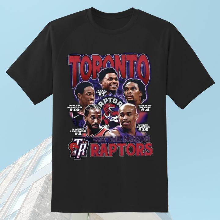 Toronto Raptors Basketball Players We The North T-Shirt