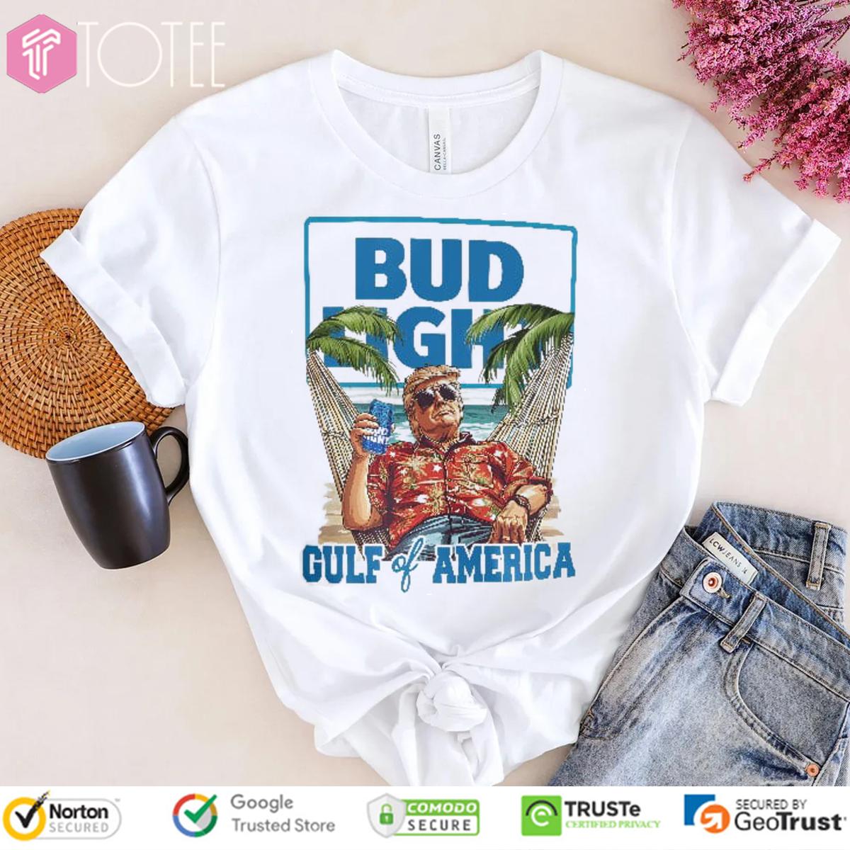 Trump Bud Light Gulf Of America Beer Lover T-Shirt