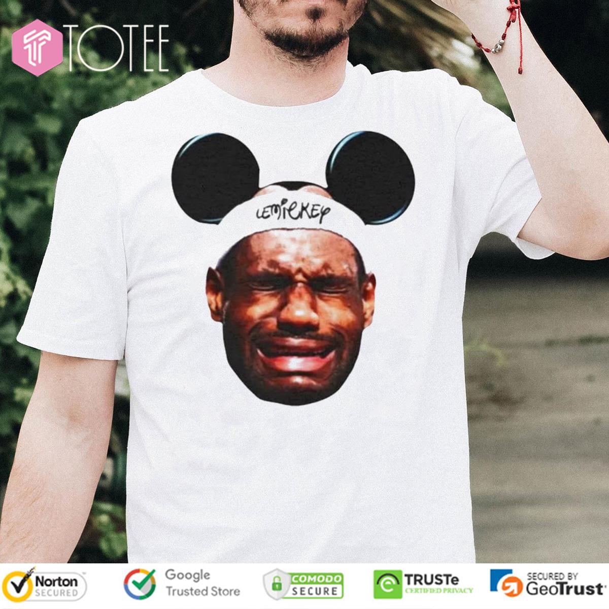 Lemickey LeBron James Parody Mickey Mouse T-Shirt