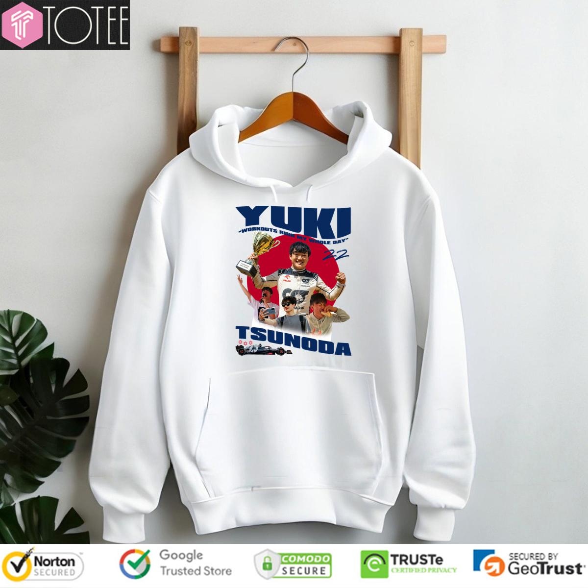 Nicole Piastri Wear Yuki Tsunoda Signature Hoodie