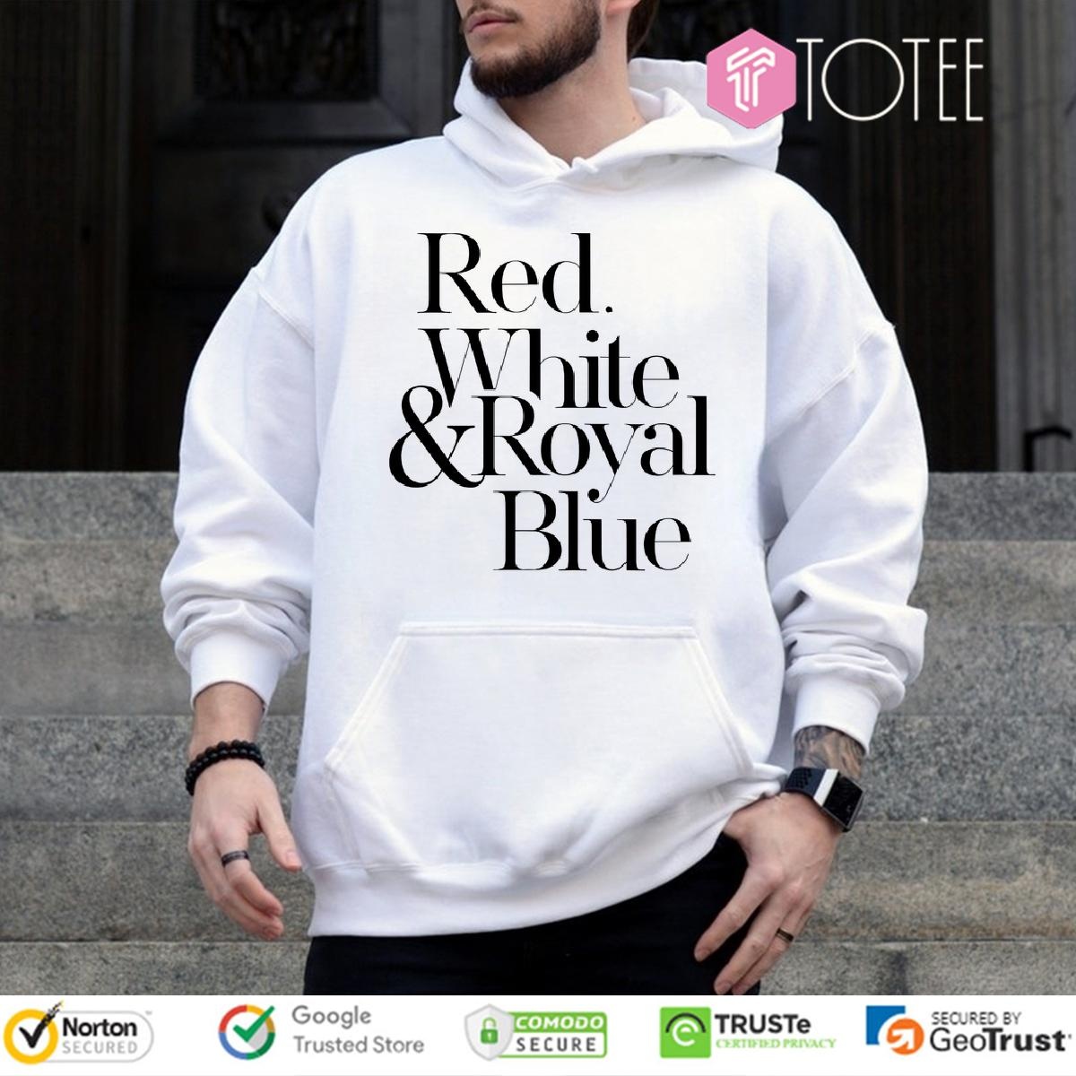 Red White And Royal Blue Hoodie